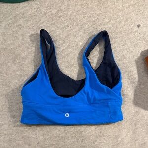 lululemon athletica Vibrant Blue Sports Bra reversible